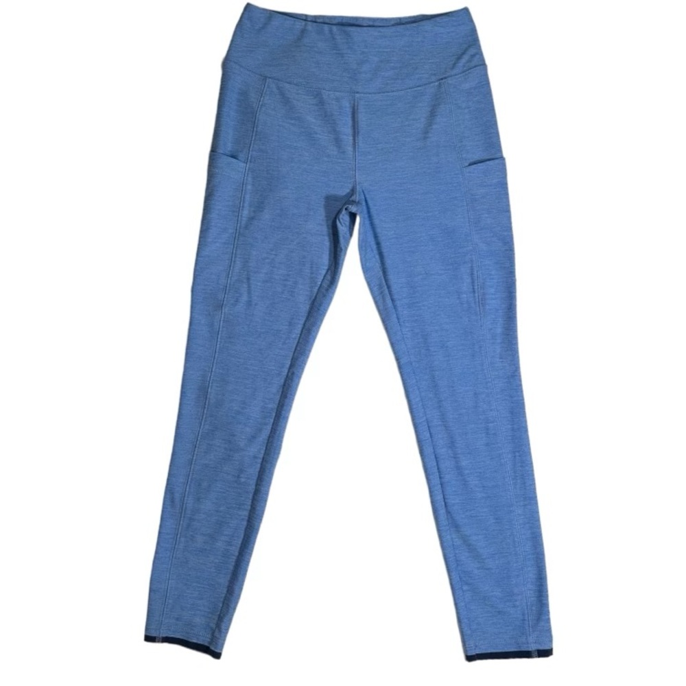 Vineyard Vine Ladies Athletic Leggings Blue With Pockets Size Small‎